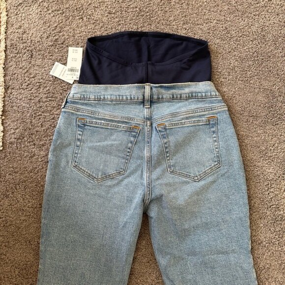 NWT: Abercrombie Ankle Straight Maternity Jeans - Picture 7 of 8